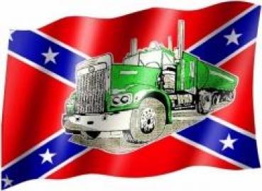 Fahne: Südstaaten Truck